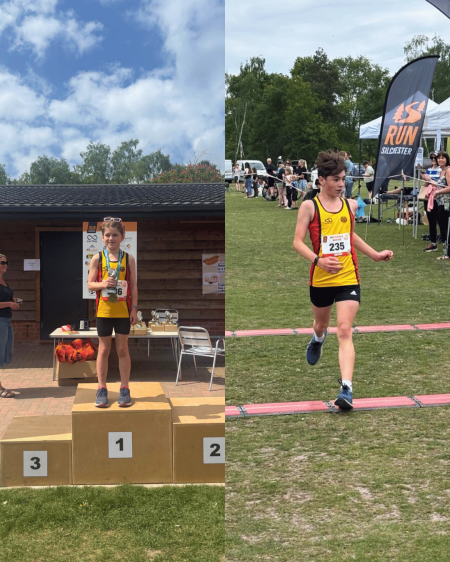 1st & 3rd Place at the Silchester Fun Run