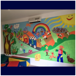 New Mural for Sherfield Nursery