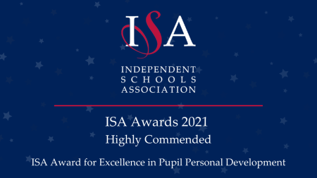 ISA Award for Excellence in Pupil Personal Development.